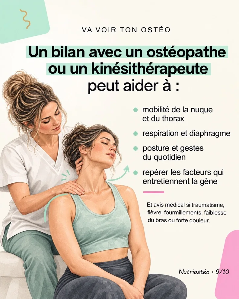 Diapositive 9 sur 10 : Bilan et signes d’alerte